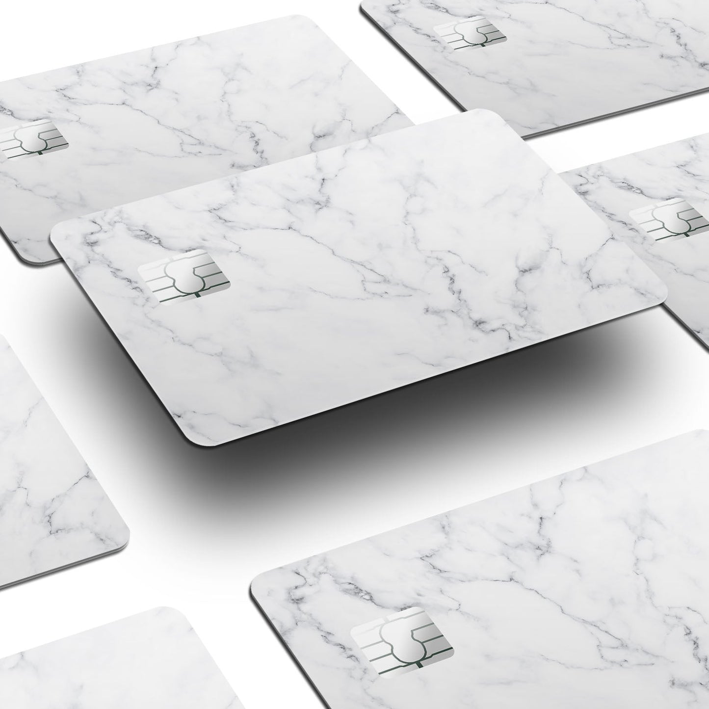 Flex Designs Credit Card White Marble Window Skins - Pattern  Credit Card & Debit Card Skin