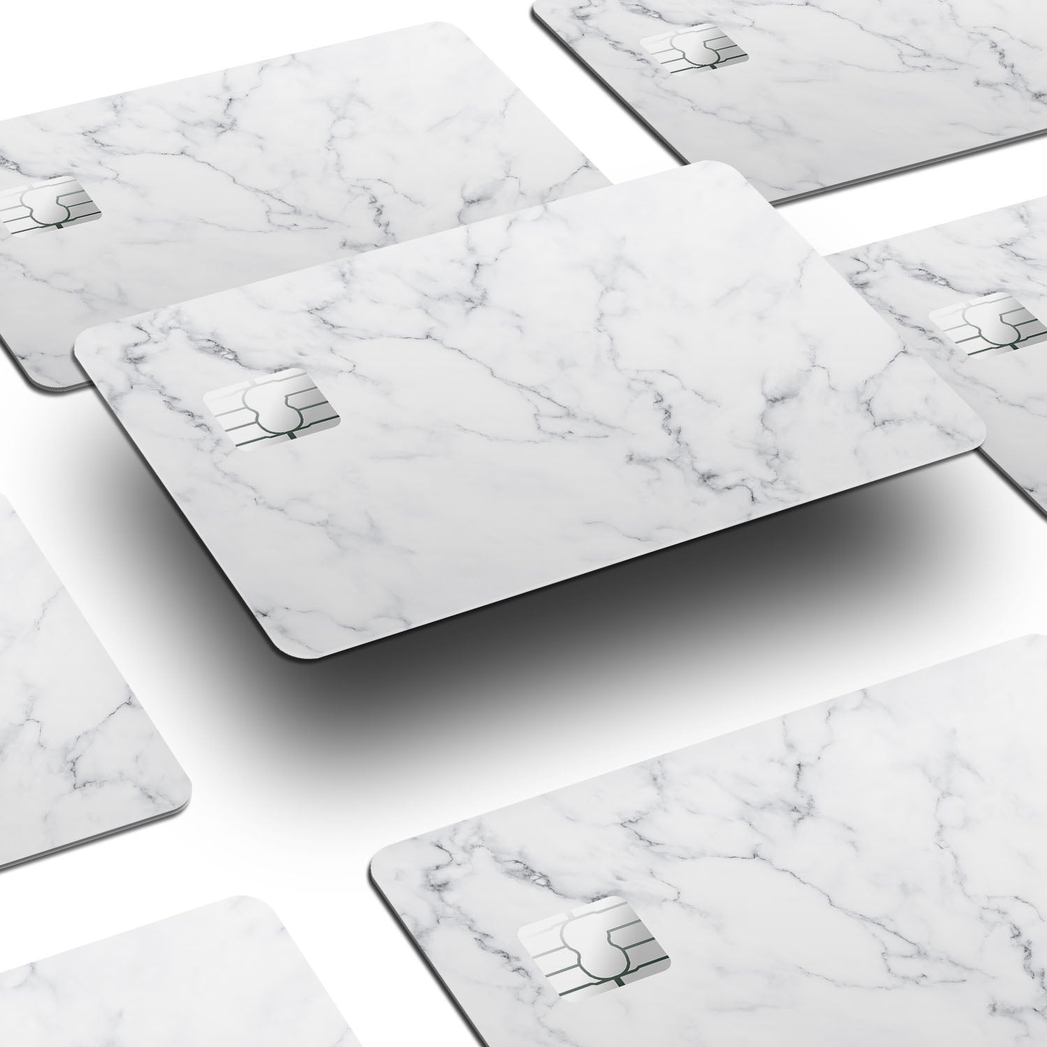Flex Designs Credit Card White Marble Window Skins - Pattern  Credit Card & Debit Card Skin