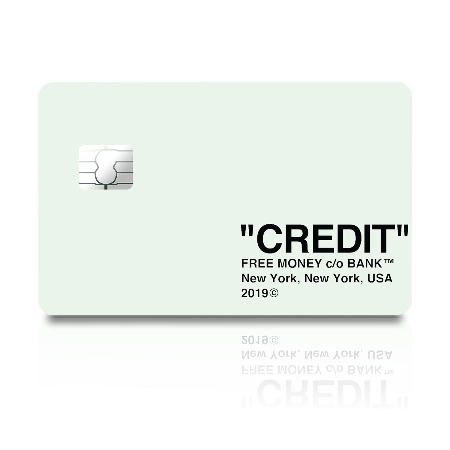 Flex Designs Credit Card Off Credit Full Skins - Meme Quotes Credit Card & Debit Card Skin