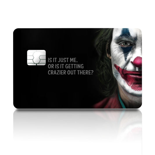 Flex Designs Credit Card Joker Minimalist Full Skins - Meme Quotes Credit Card & Debit Card Skin