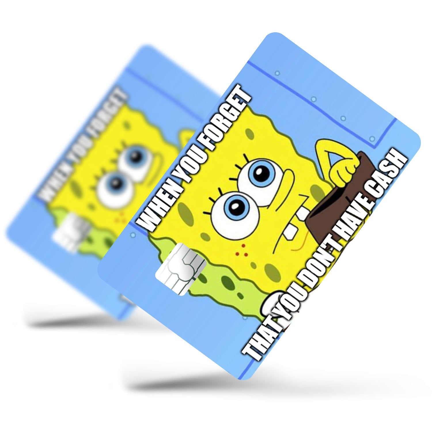 Flex Designs Credit Card Spongebob Wallet Full Skins - Meme Quotes Credit Card & Debit Card Skin