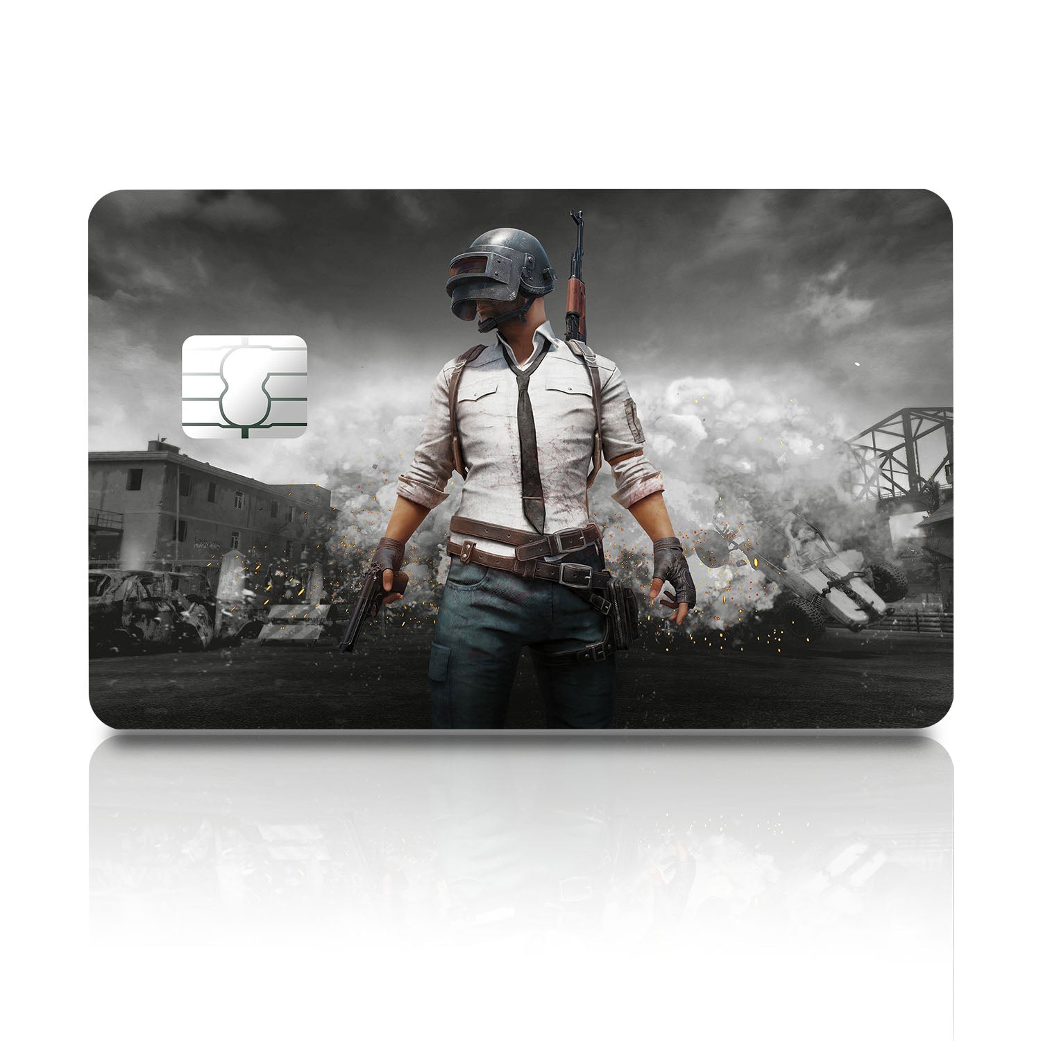 Flex Designs Credit Card PUBG Guy Full Skins - Game PUBG Credit Card & Debit Card Skin