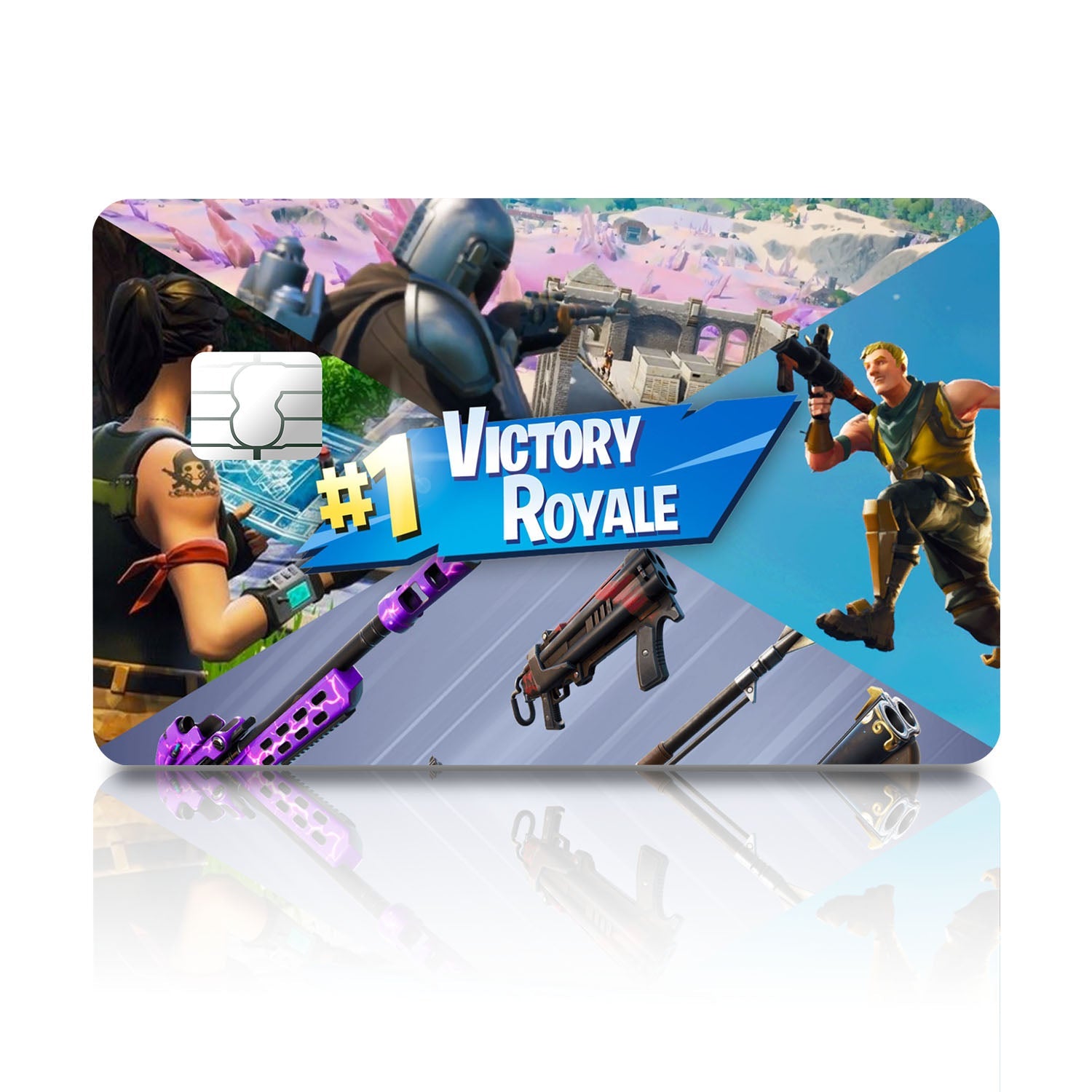 Flex Designs Credit Card #1 Victory Royale Full Skins - Game Fortnite Credit Card & Debit Card Skin