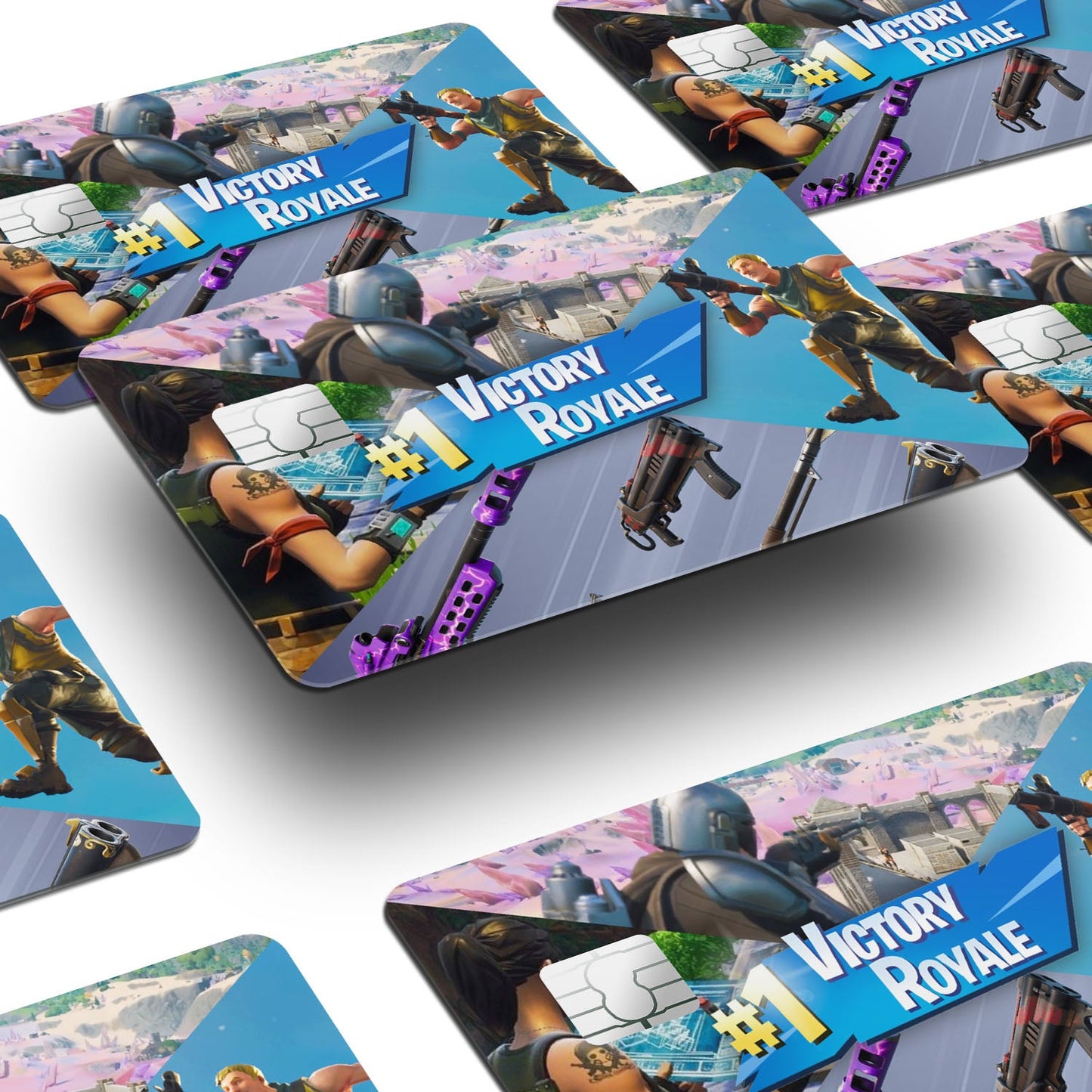 Flex Designs Credit Card #1 Victory Royale Window Skins - Game Fortnite Credit Card & Debit Card Skin