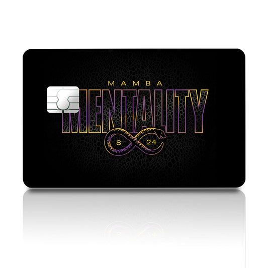 Flex Designs Credit Card Kobe Bryant Mamba Mentality Full Skins - Sports Basketball Credit Card & Debit Card Skin