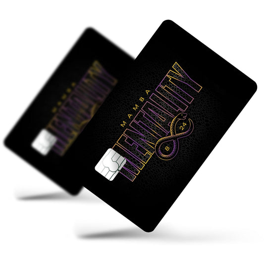 Flex Designs Credit Card Kobe Bryant Mamba Mentality Full Skins - Sports Basketball Credit Card & Debit Card Skin