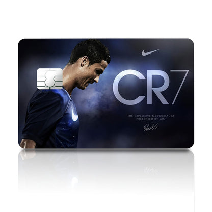 Flex Designs Credit Card Cristiano Ronaldo CR7 Full Skins - Sports Soccer Credit Card & Debit Card Skin