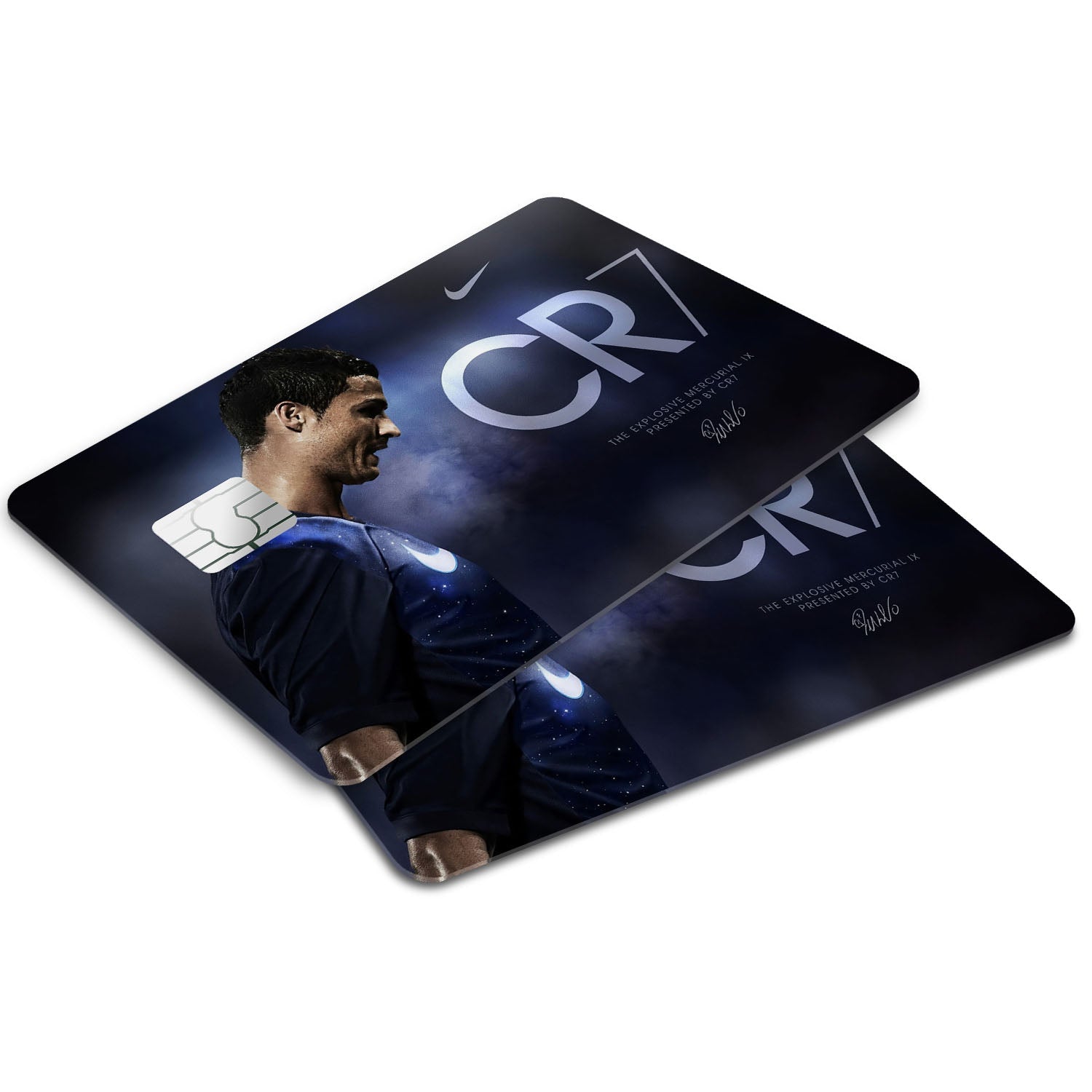 Flex Designs Credit Card Cristiano Ronaldo CR7 Window Skins - Sports Soccer Credit Card & Debit Card Skin