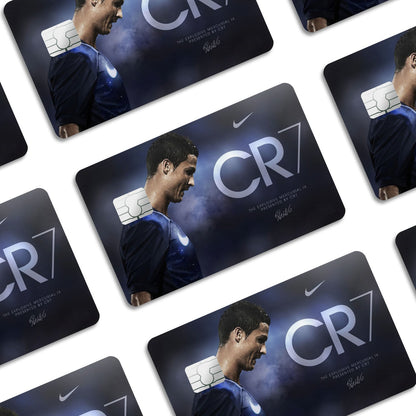Flex Designs Credit Card Cristiano Ronaldo CR7 Window Skins - Sports Soccer Credit Card & Debit Card Skin