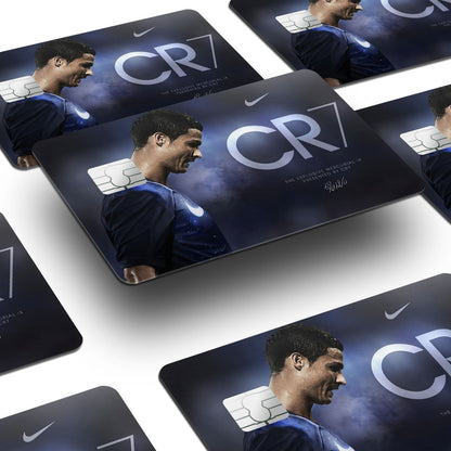 Flex Designs Credit Card Cristiano Ronaldo CR7 Window Skins - Sports Soccer Credit Card & Debit Card Skin