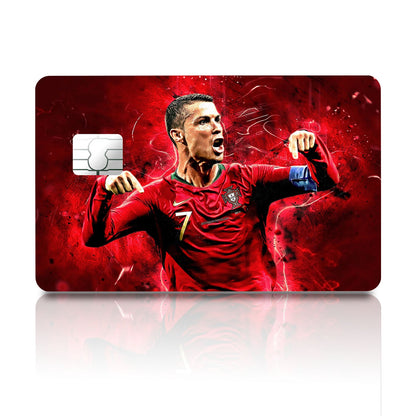 Flex Designs Credit Card Ronaldo Portugal National Team Full Skins - Sports Soccer Credit Card & Debit Card Skin