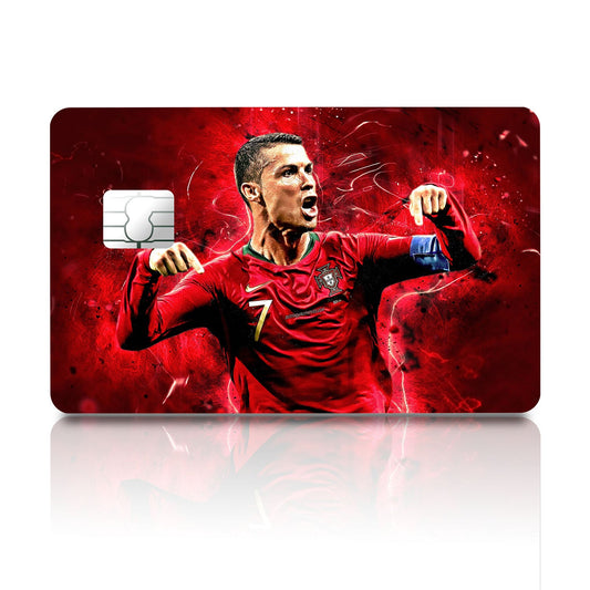Flex Designs Credit Card Ronaldo Portugal National Team Full Skins - Sports Soccer Credit Card & Debit Card Skin