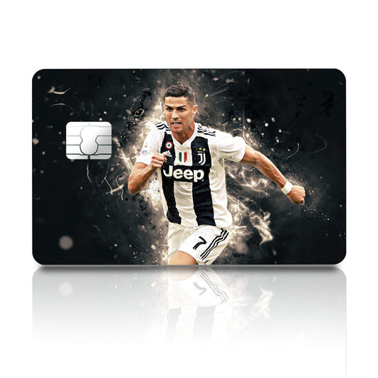 Flex Designs Credit Card Juventus Ronaldo Full Skins - Sports Soccer Credit Card & Debit Card Skin