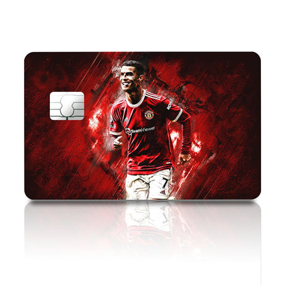 Flex Designs Credit Card Manchester United Ronaldo Full Skins - Sports Soccer Credit Card & Debit Card Skin
