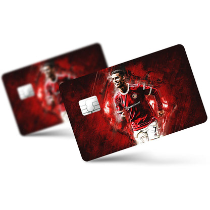Flex Designs Credit Card Manchester United Ronaldo Full Skins - Sports Soccer Credit Card & Debit Card Skin