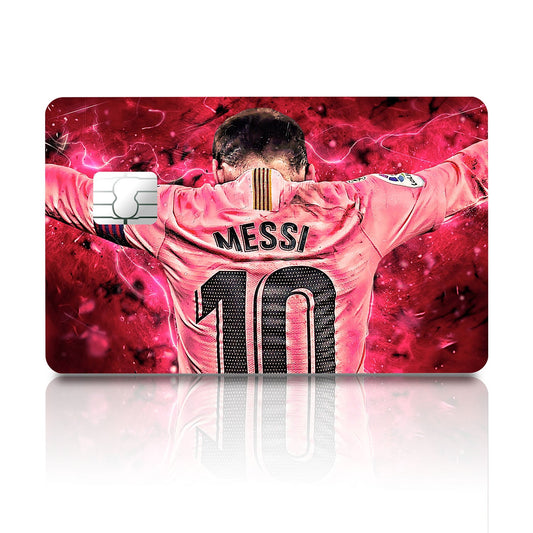 Flex Designs Credit Card Lionel Messi Celebration Full Skins - Sports Soccer Credit Card & Debit Card Skin