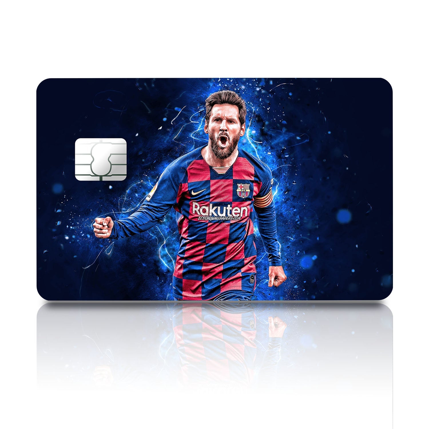 Flex Designs Credit Card Barcelona Messi Full Skins - Sports Soccer Credit Card & Debit Card Skin