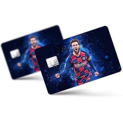 Flex Designs Credit Card Barcelona Messi Full Skins - Sports Soccer Credit Card & Debit Card Skin