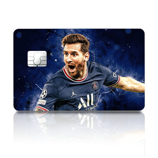 Flex Designs Credit Card PSG Messi Celebration Full Skins - Sports Soccer Credit Card & Debit Card Skin
