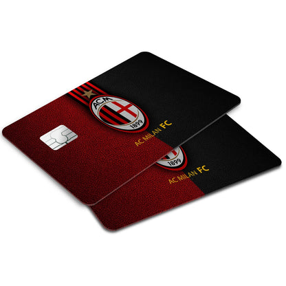 Flex Designs Credit Card AC Milan Window Skins - Sports Soccer Credit Card & Debit Card Skin