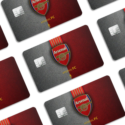 Flex Designs Credit Card Arsenal Window Skins - Sports Soccer Credit Card & Debit Card Skin