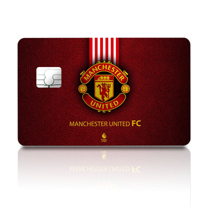 Flex Designs Credit Card Manchester United Full Skins - Sports Soccer Credit Card & Debit Card Skin