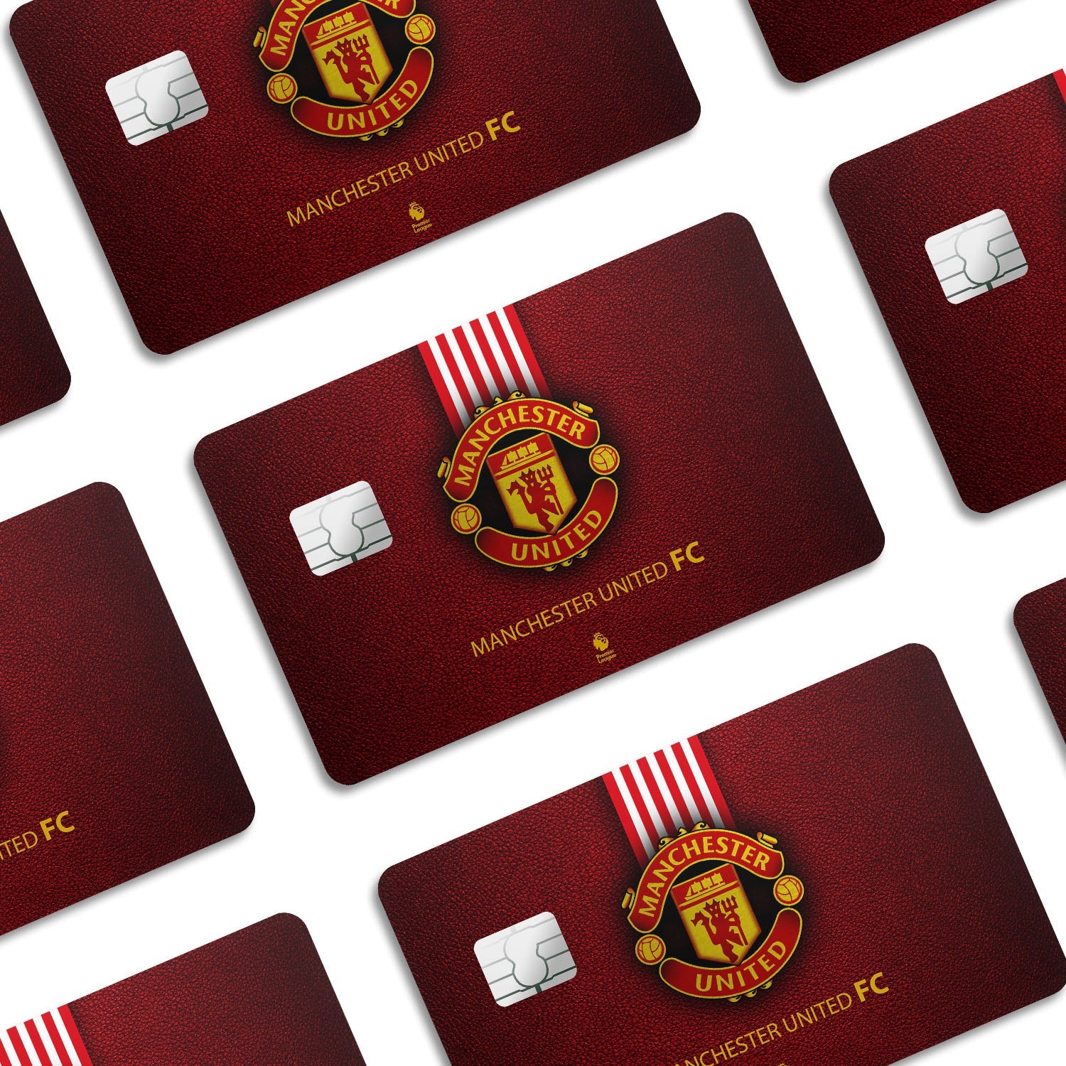 Flex Designs Credit Card Manchester United Window Skins - Sports Soccer Credit Card & Debit Card Skin