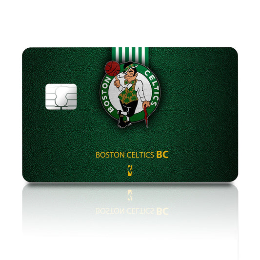 Flex Designs Credit Card Boston Celtics Full Skins - Sports Basketball Credit Card & Debit Card Skin