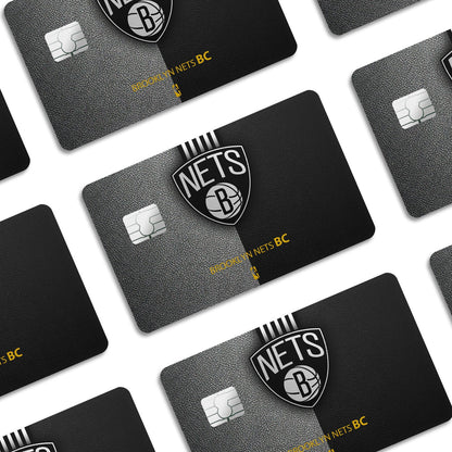 Flex Designs Credit Card Brooklyn Nets Window Skins - Sports Basketball Credit Card & Debit Card Skin