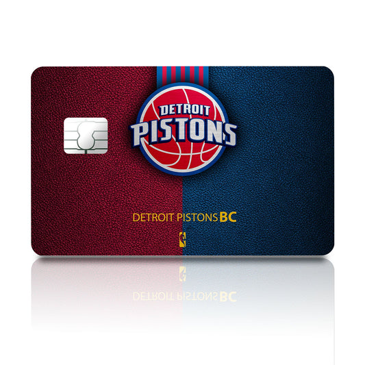 Flex Designs Credit Card Detroit Pistons Full Skins - Sports Basketball Credit Card & Debit Card Skin