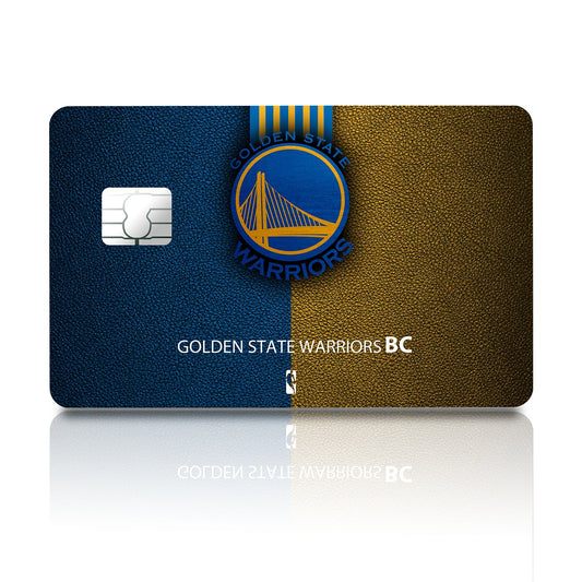 Flex Designs Credit Card Golden State Warriors Full Skins - Sports Basketball Credit Card & Debit Card Skin