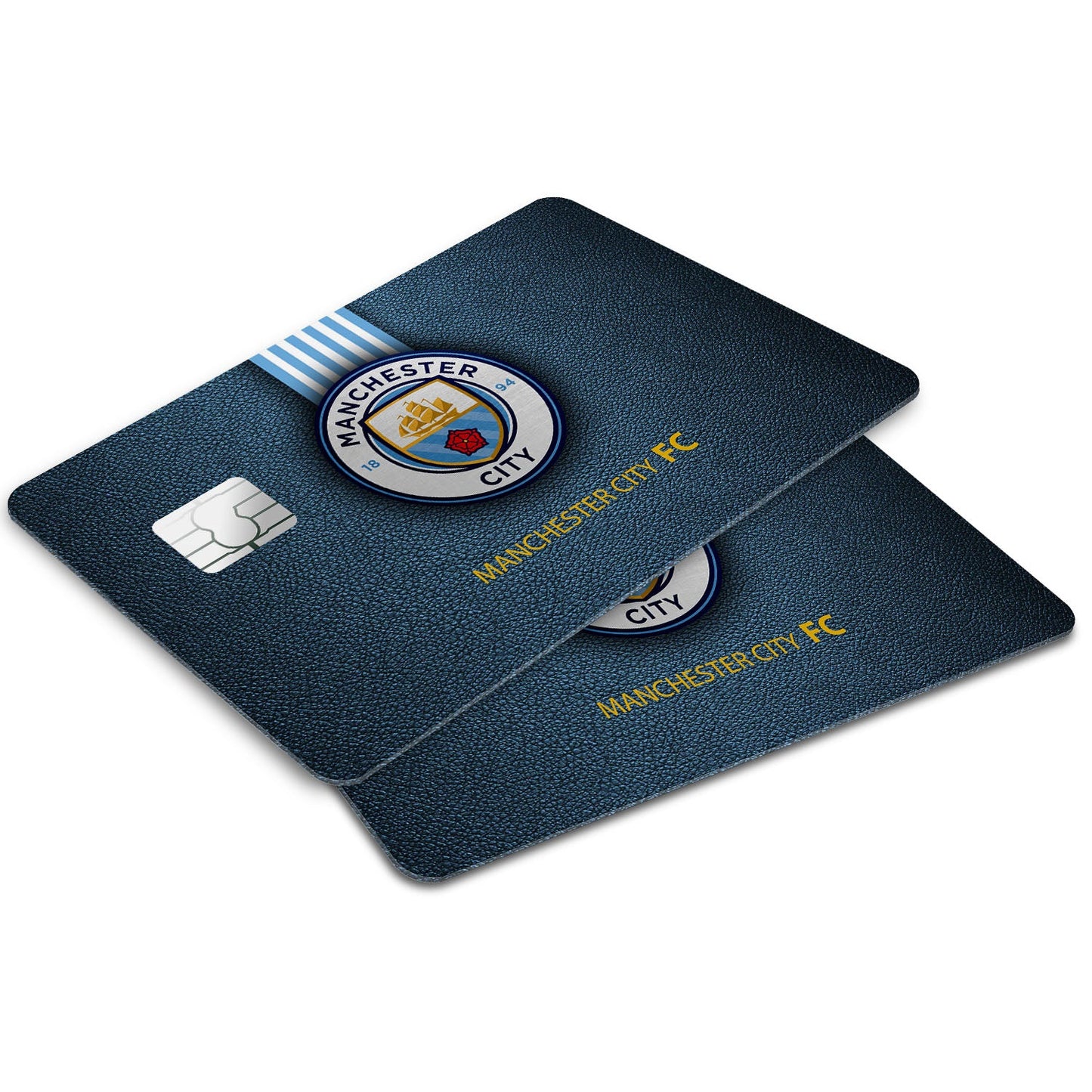 Flex Designs Credit Card Manchester City Window Skins - Sports Soccer Credit Card & Debit Card Skin
