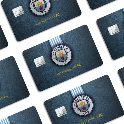 Flex Designs Credit Card Manchester City Window Skins - Sports Soccer Credit Card & Debit Card Skin