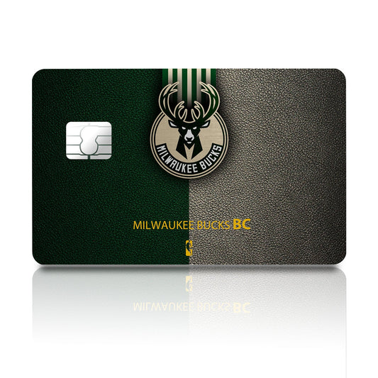 Flex Designs Credit Card Milwaukee Bucks Full Skins - Sports Basketball Credit Card & Debit Card Skin