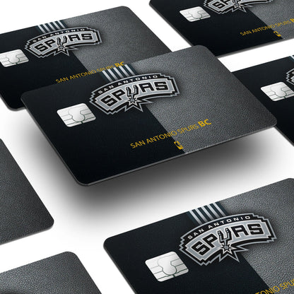 Flex Designs Credit Card San Antonio Spurs Window Skins - Sports Basketball Credit Card & Debit Card Skin