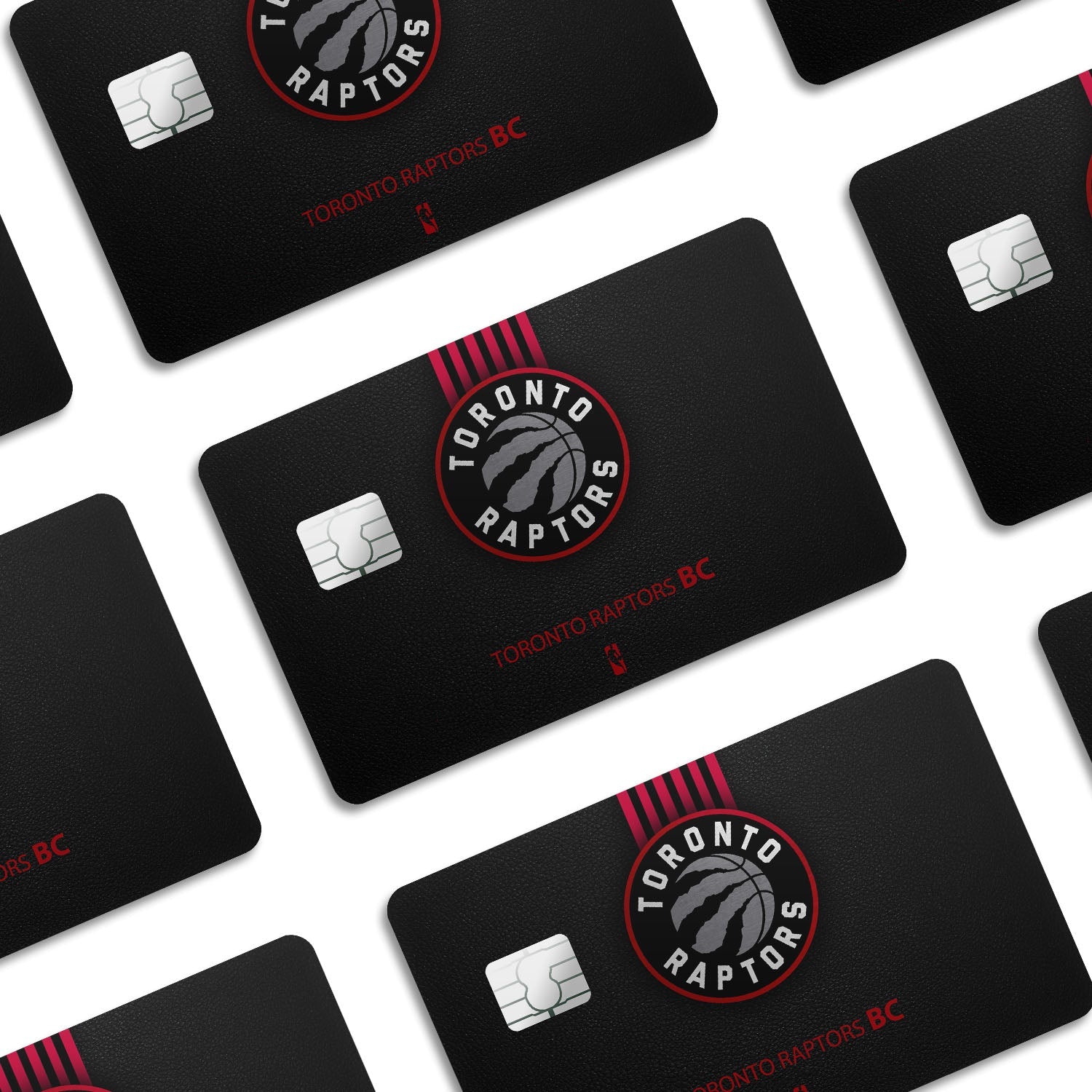Flex Designs Credit Card Toronto Raptors Window Skins - Sports Basketball Credit Card & Debit Card Skin