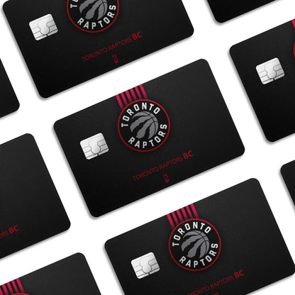 Flex Designs Credit Card Toronto Raptors Window Skins - Sports Basketball Credit Card & Debit Card Skin