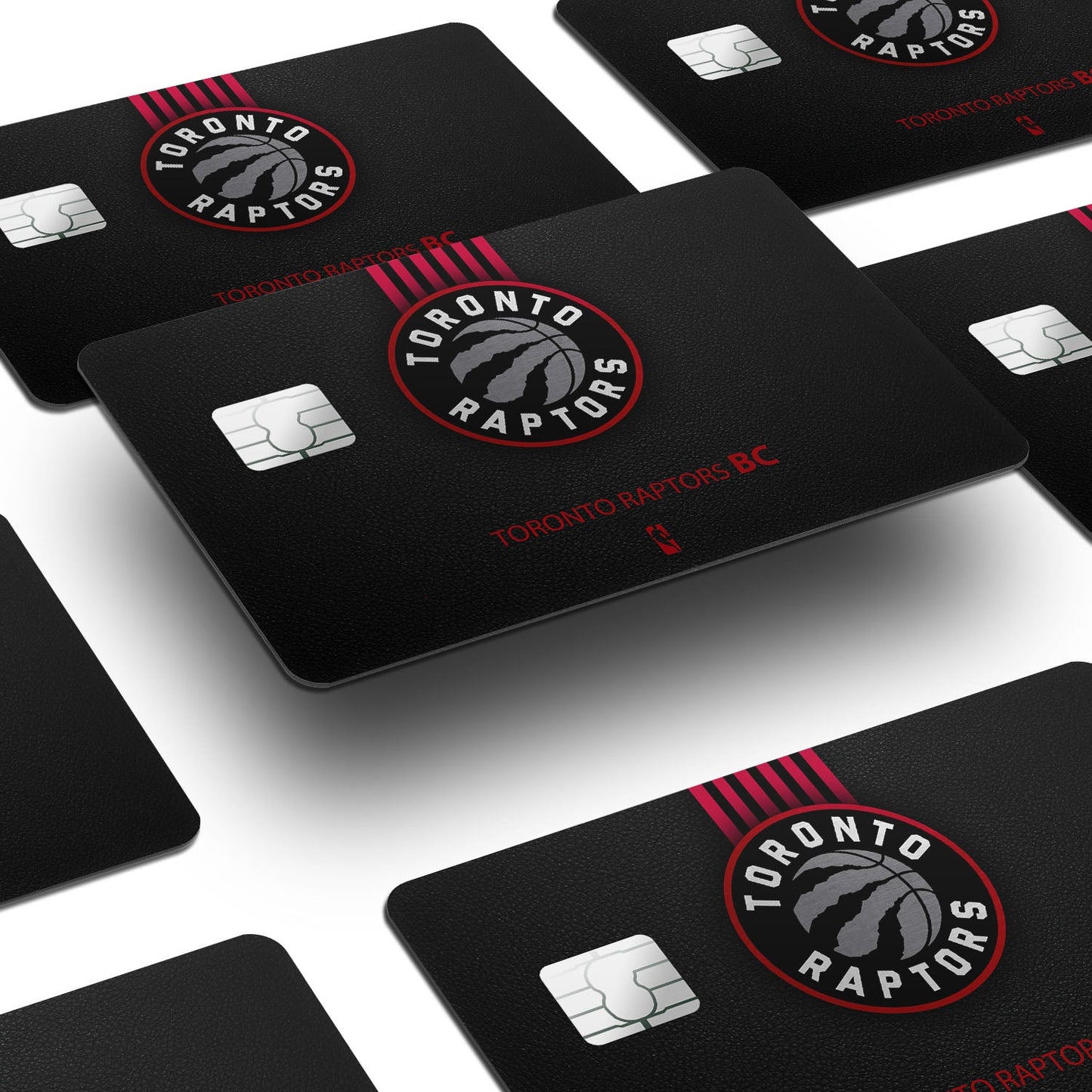 Flex Designs Credit Card Toronto Raptors Window Skins - Sports Basketball Credit Card & Debit Card Skin