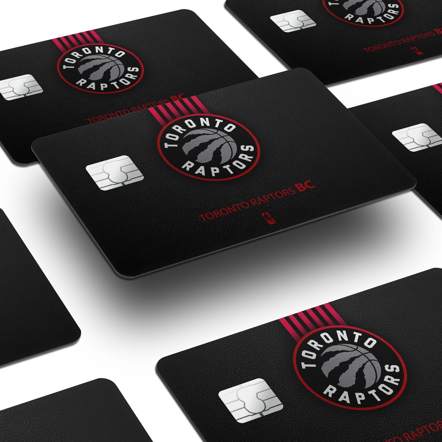 Flex Designs Credit Card Toronto Raptors Window Skins - Sports Basketball Credit Card & Debit Card Skin