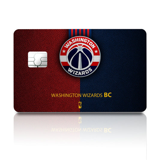 Flex Designs Credit Card Washington Wizards Full Skins - Sports Basketball Credit Card & Debit Card Skin