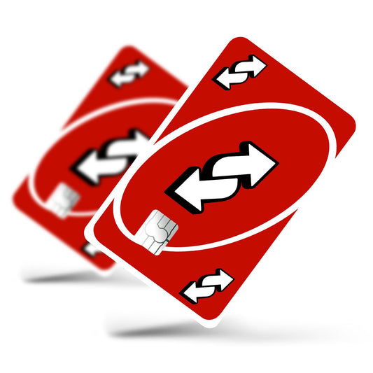 Flex Designs Credit Card Uno Reverse Red Full Skins - Meme  Credit Card & Debit Card Skin