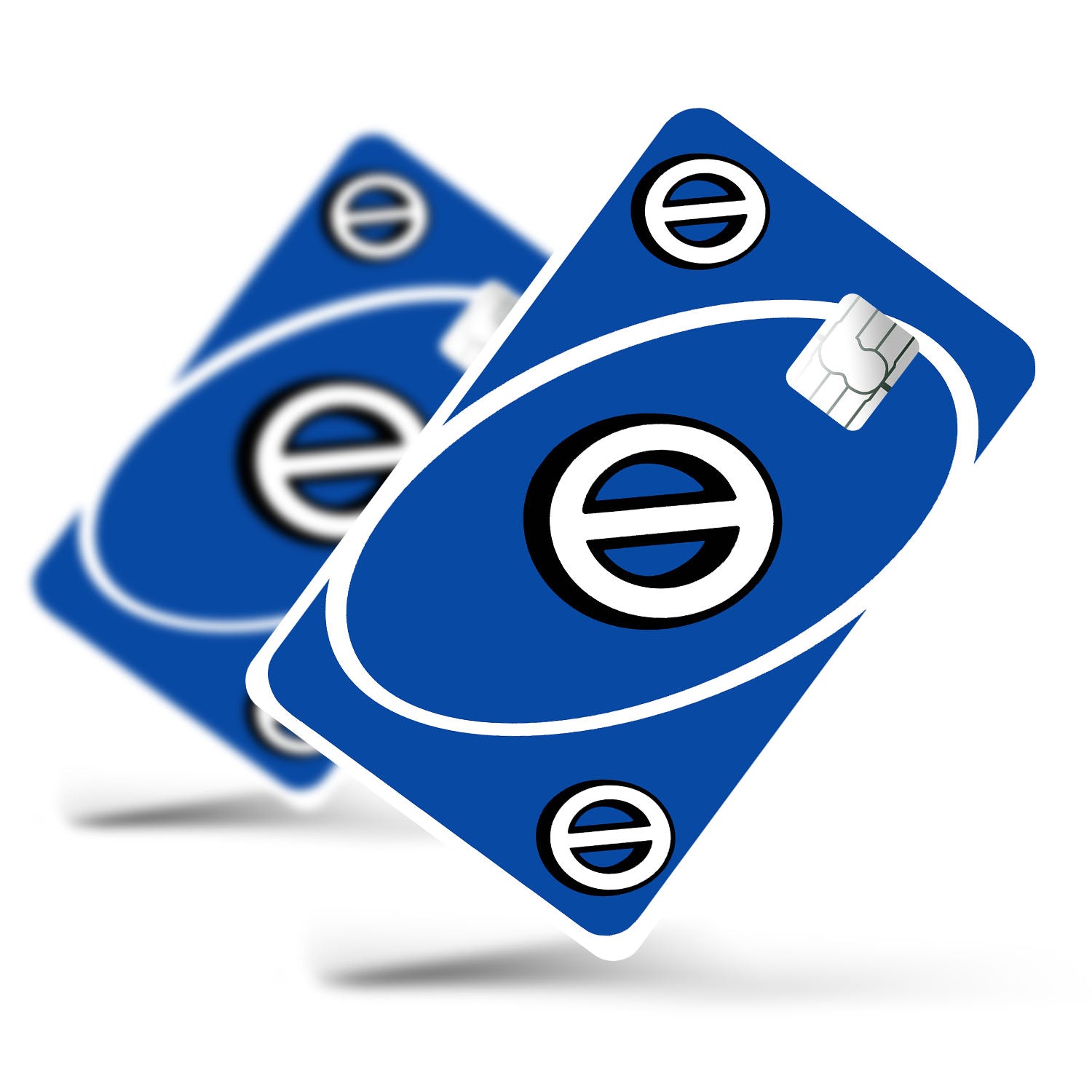 Flex Designs Credit Card Uno Skip Blue Half Skins - Meme  Credit Card & Debit Card Skin