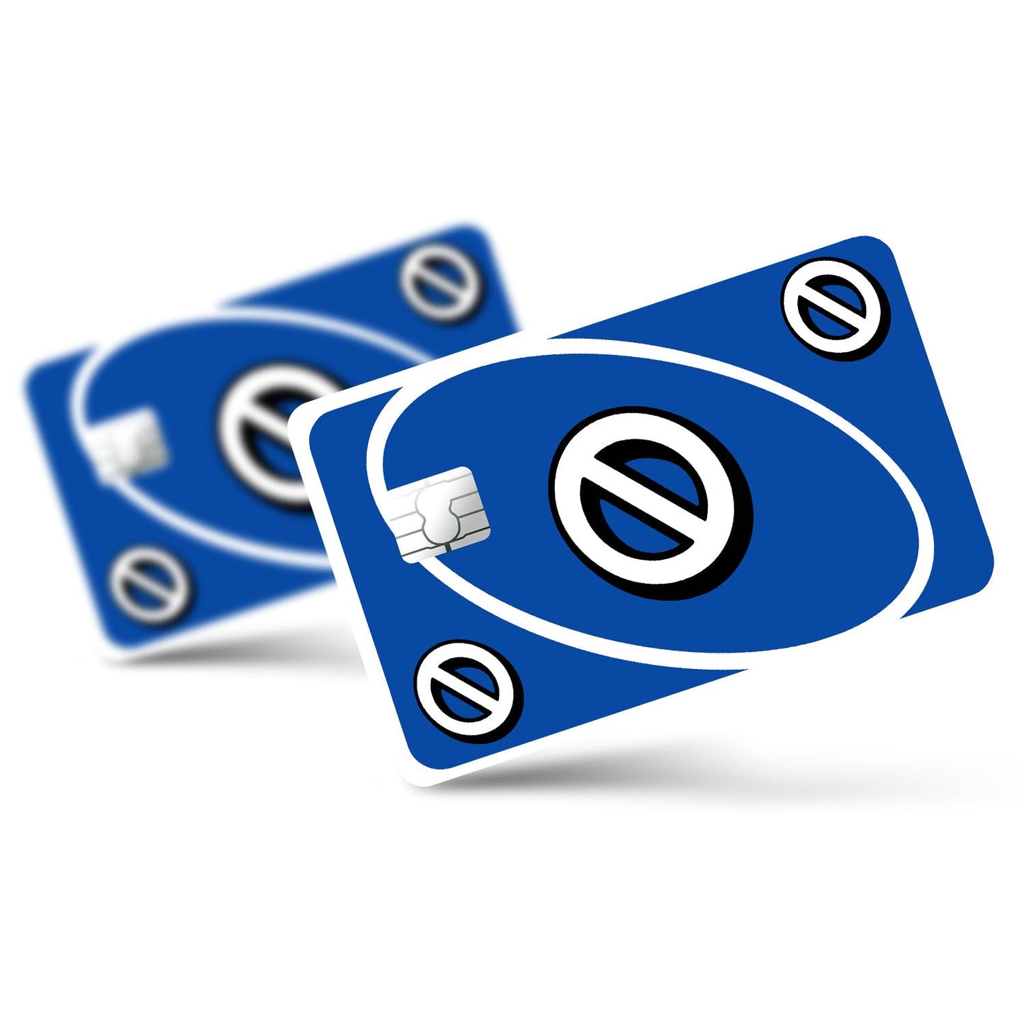 Flex Designs Credit Card Uno Skip Blue Full Skins - Meme  Credit Card & Debit Card Skin