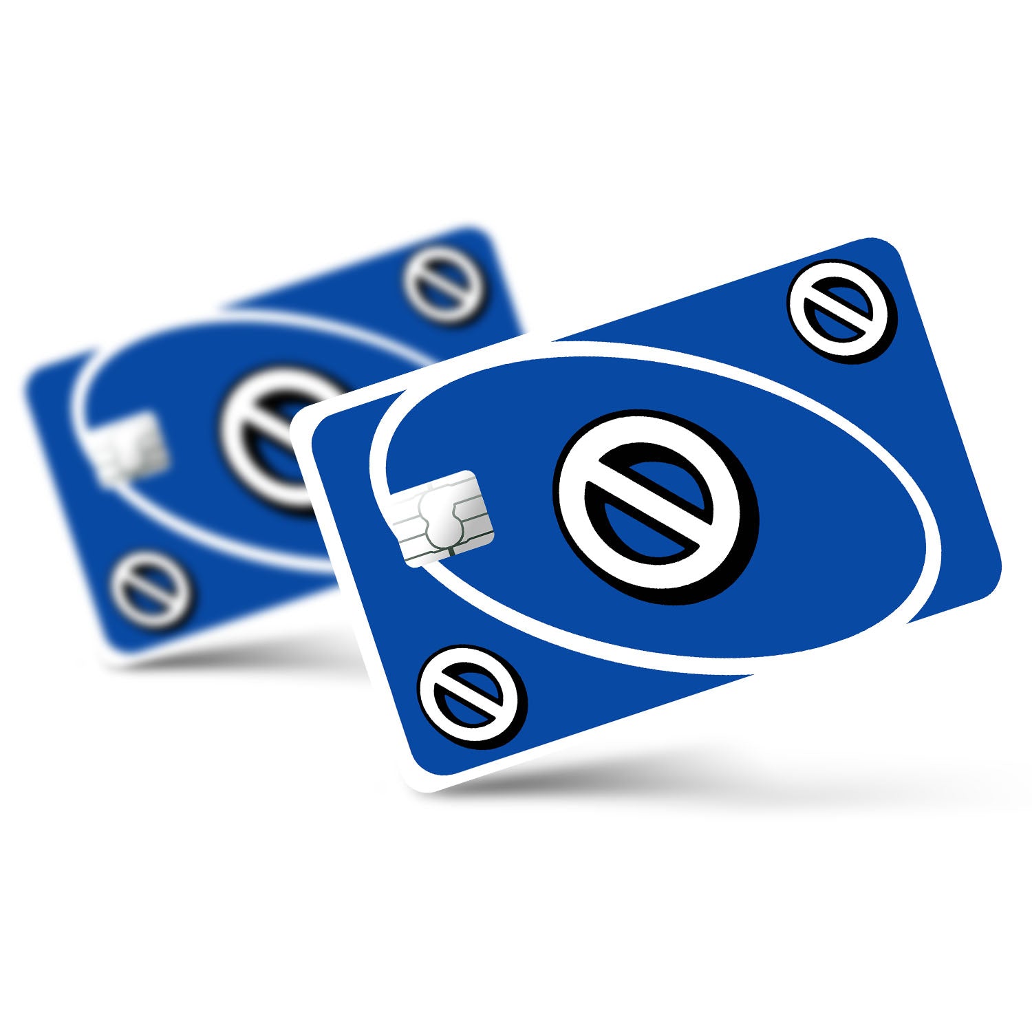 Flex Designs Credit Card Uno Skip Blue Full Skins - Meme  Credit Card & Debit Card Skin