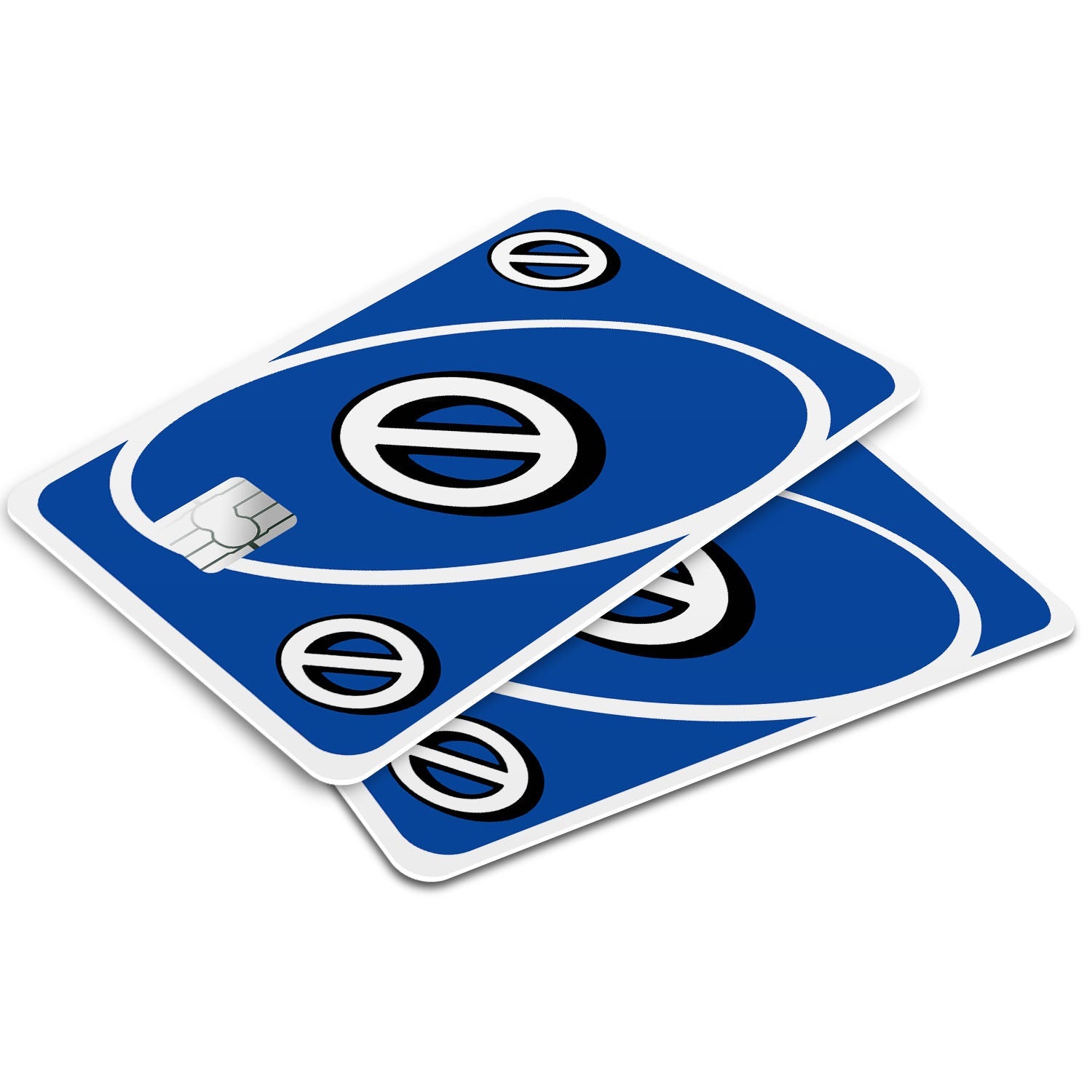 Flex Designs Credit Card Uno Skip Blue Window Skins - Meme  Credit Card & Debit Card Skin