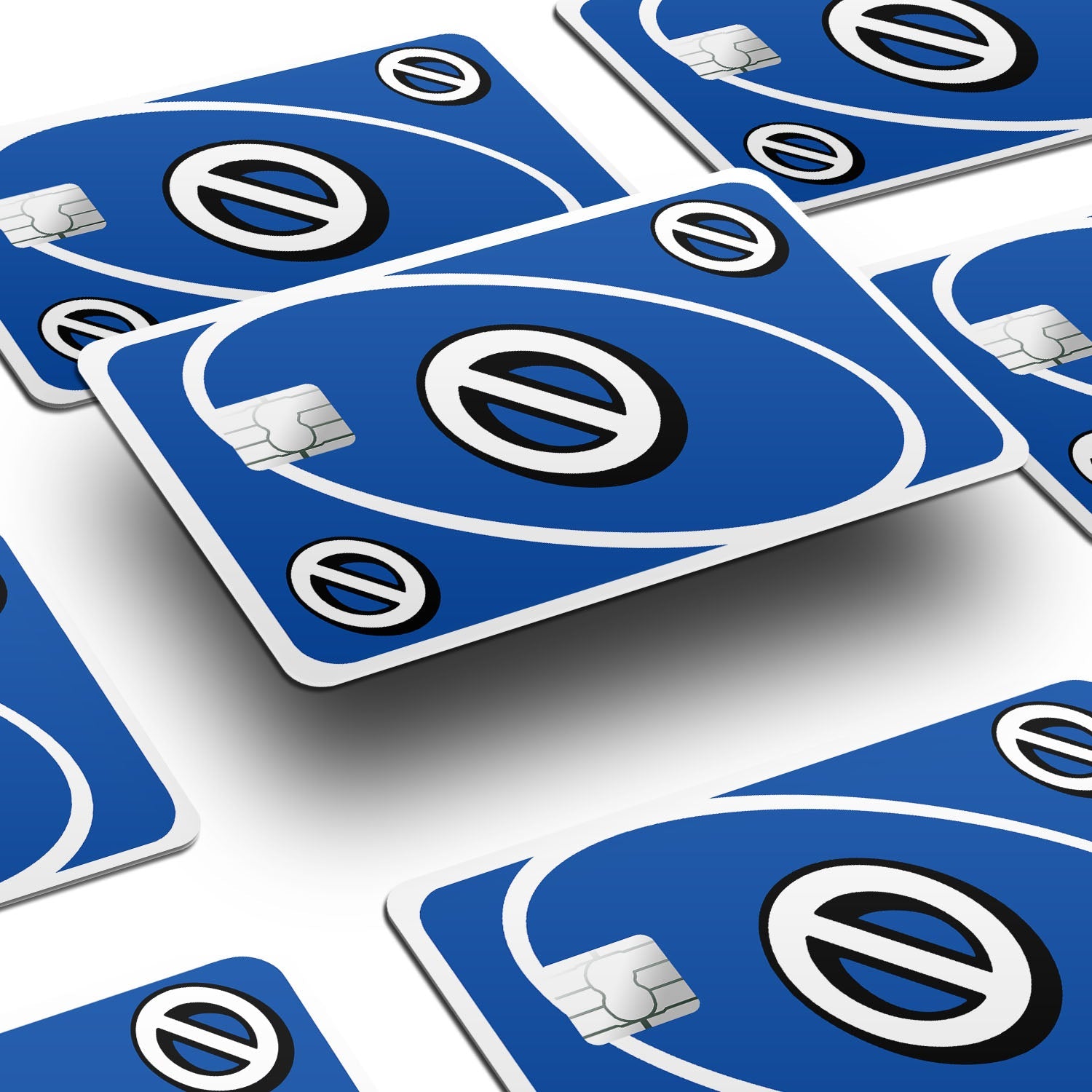 Flex Designs Credit Card Uno Skip Blue Window Skins - Meme  Credit Card & Debit Card Skin