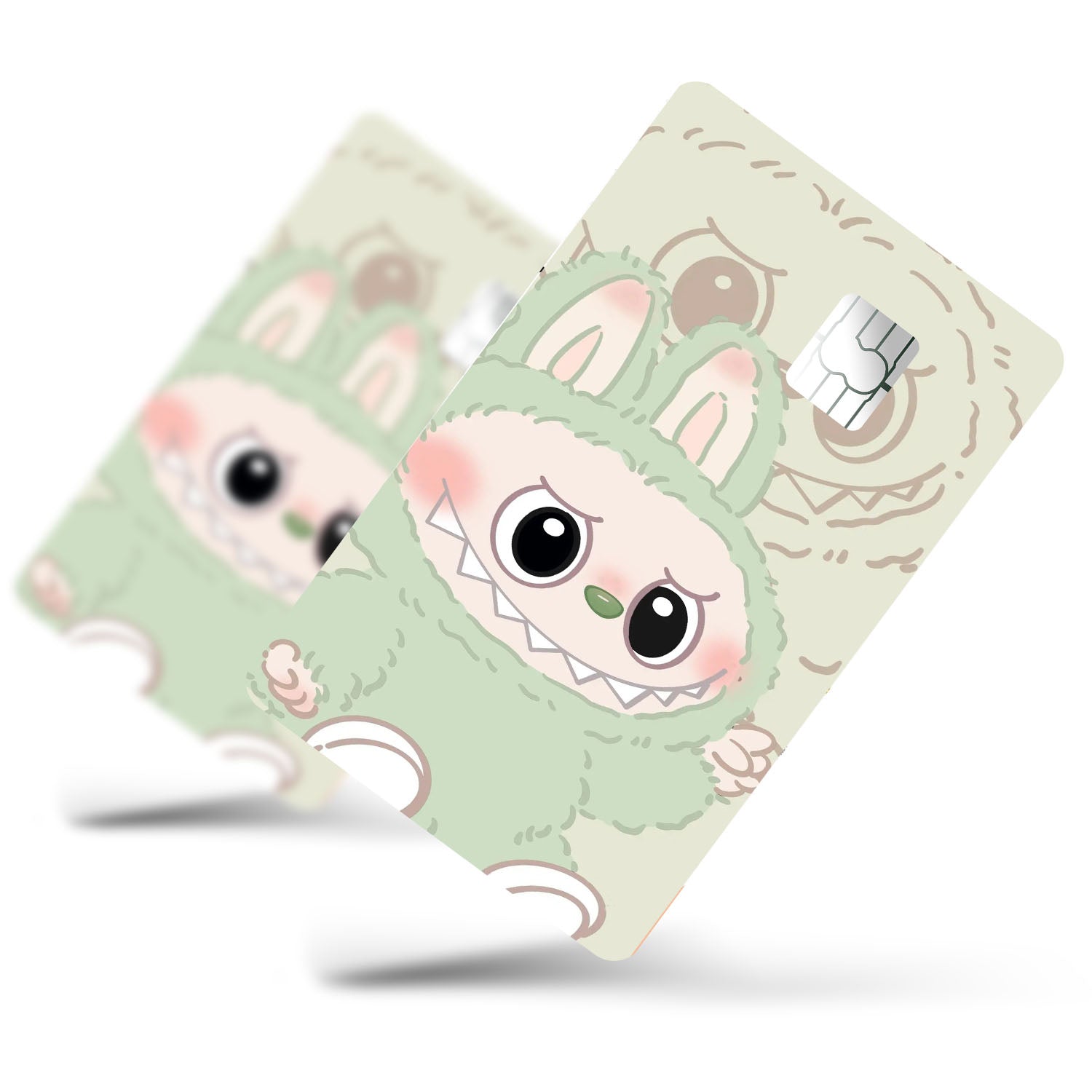 Flex Designs Credit Card Labubu Mint Half Skins - Kpop  Credit Card & Debit Card Skin