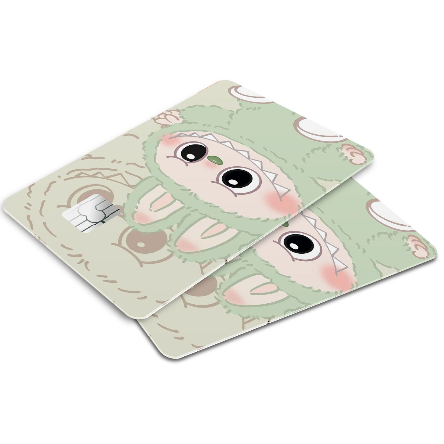 Flex Designs Credit Card Labubu Mint Window Skins - Kpop  Credit Card & Debit Card Skin