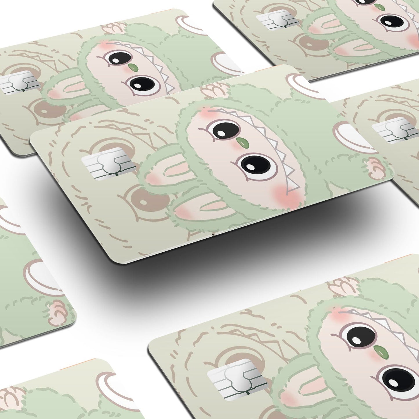 Flex Designs Credit Card Labubu Mint Window Skins - Kpop  Credit Card & Debit Card Skin