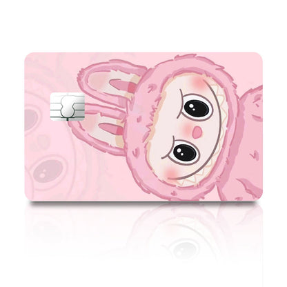 Flex Designs Credit Card Labubu Pink Full Skins - Kpop  Credit Card & Debit Card Skin